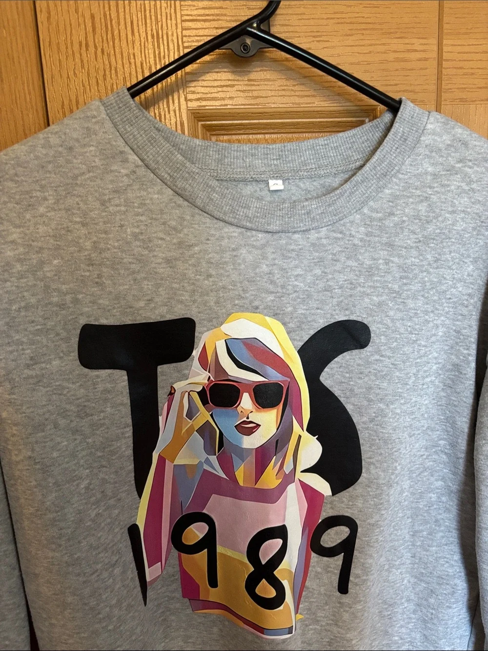 Gray Graphic Sweatshirt - 1989 Taylor Swift